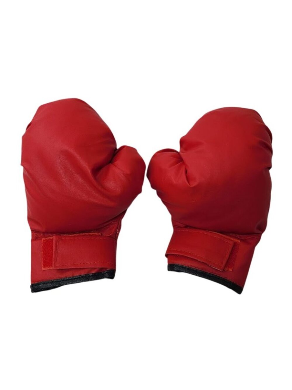 Kids Boxing Gloves Red Youth Training Sparring Pair Unbranded